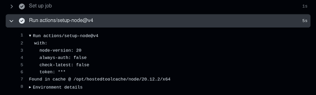 事前にインストールされたNode.js